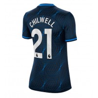 Chelsea Ben Chilwell #21 Vonkajší Ženy futbalový dres 2023-24 Krátky Rukáv